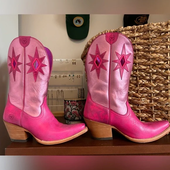 Ariat Starlight metallic leather boots, 8 - Picture 3 of 5